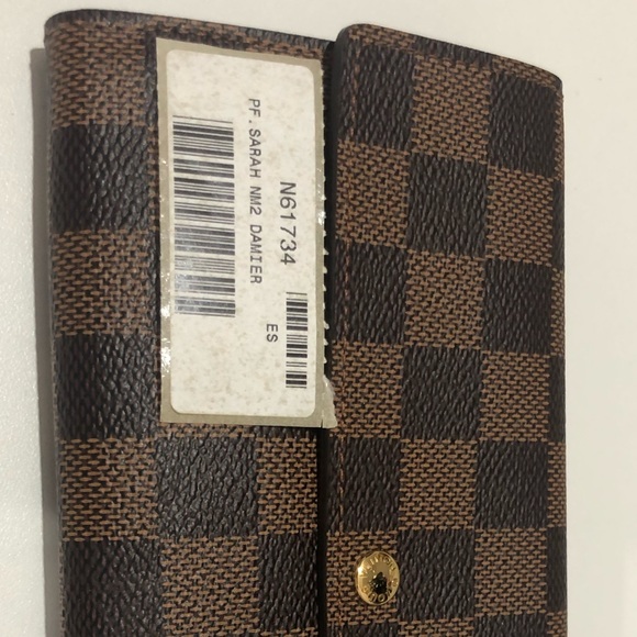 SOLD - Louis Vuitton Sarah Wallet DE - VINTAGE - Picture 5 of 11